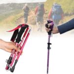 Hiking Poles Lightweight Foldable Aluminium Support - Image 18