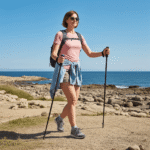Hiking Poles Lightweight Foldable Aluminium Support - Image 16