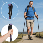 Hiking Poles Lightweight Foldable Aluminium Support - Image 15