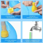 Kids & Dog Anti-Slip Splash Pad Water Sprinkler - Dog Paddling Pool - Image 11