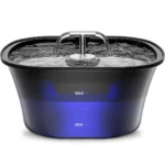 Dual Spout Cat Water Fountain 2.5L - Ultra-Quiet with Triple Filtration & LED