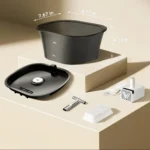 Dual Spout Cat Water Fountain 2.5L - Ultra-Quiet with Triple Filtration & LED - Image 6