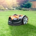 LawnMaster VisionCut Pro - Robot Lawn Mower Without Perimeter Wire + Grass Trimmer and 2 Batteries - Image 2