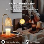 Candle Warmer Lamp with Timer Dimmable, Birthday Gifts for Women Mom, House Warming Gifts New Home Decor, Wax Melt Warmer for Jar Candles - Image 3