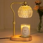 Crystal Candle Warmer Lamp – Elegant Home Fragrance Light with Adjustable Heat & Lampshade - Image 3