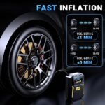 Ipflin Digital Tyre Inflator | 12V Car Air Compressor - Image 2