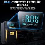 Ipflin Digital Tyre Inflator | 12V Car Air Compressor - Image 3
