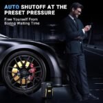 Ipflin Digital Tyre Inflator | 12V Car Air Compressor - Image 4